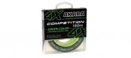 Aukla AKARA «Competition 4X 100» (pīta, zaļa, 100 m, 0,180 mm, 13,00 kg, iep. 1 gab.)