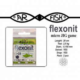 Pavadiņa AR FISH Flexonit MICRO JIG 1x19 (0.150 - 20)