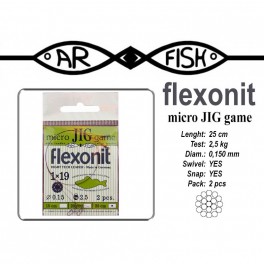 Pavadiņa AR FISH Flexonit MICRO JIG 1x19 (0.150 - 25)