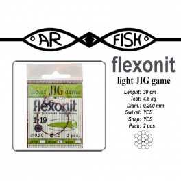 Pavadiņa AR FISH Flexonit LIGHT JIG 1x19 (0.20 - 30)