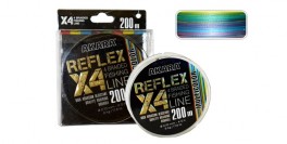 Aukla AKARA «REFLEX Multicolor 200» (pīta, daudzkrāsu, 200 m, 0,180 mm, 12,50 kg, iep. 1 gab.)