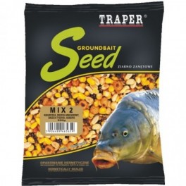 Добавка прикормки Traper Seeds-Boiled 1кг зерно mix 2