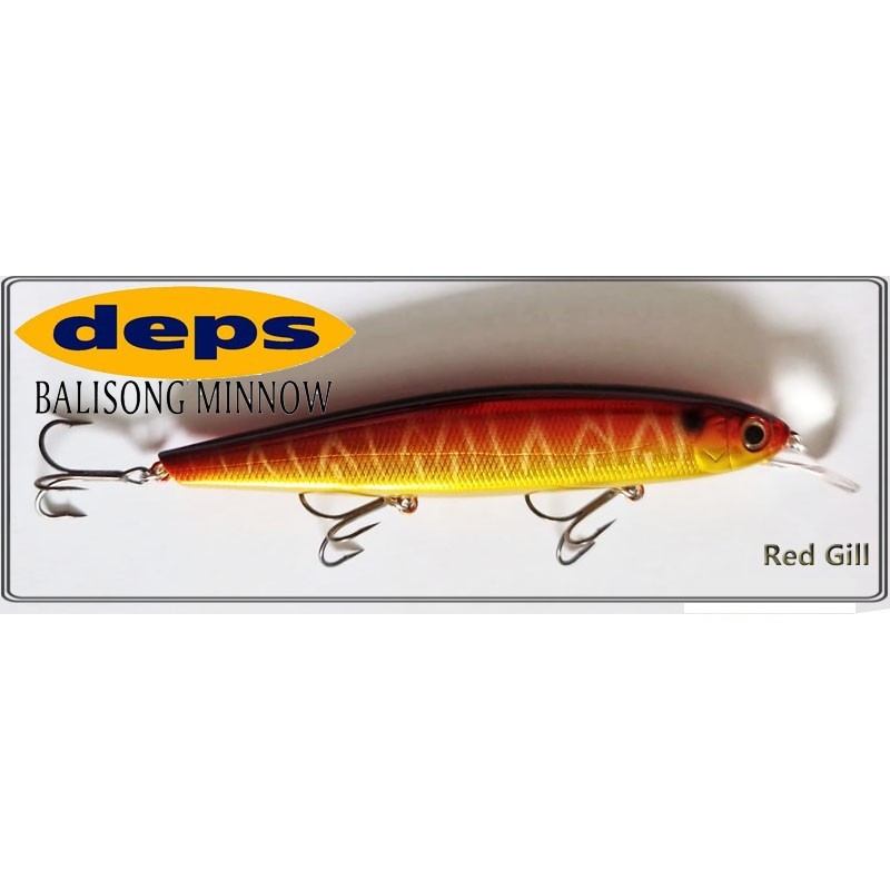 Воблер DEPS Balisong Minnow 130SP - Red Gill