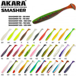Силиконовая приманка AKARA SOFTTAIL «Smasher» (50 мм, цвет: X040, упак. 7 шт.)