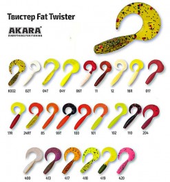 @ Твистер AKARA mini SOFTTAIL «Fat Twister ST» (40 мм, цвет: 85, упак 10 шт.)