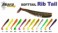 Рипер AKARA SOFTTAIL «Ribtail 3» (70 мм, цвет: 84T, упак 5 шт.)