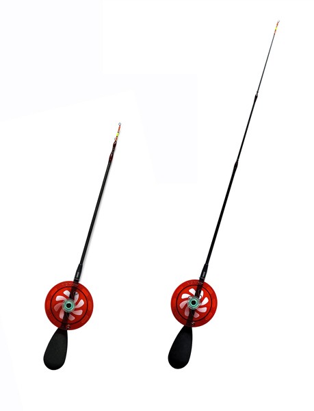 Ziemas makšķere AKARA ar spoli (telesk. 3-daļīgā spice Hi Carbon fast)