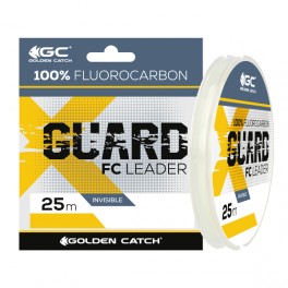 Aukla fluorokarbona Golden Catch X-Guard FC Leader 25m 0.141mm