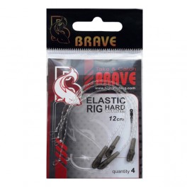 Поводок Brave Elastic Rig Hard 12см чёрный