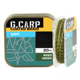 Поводочный материал Golden Catch G.Carp Coated Braid Soft 20м 35lb зелёный