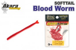Силиконовая приманка AKARA Live Bait «Blood Worm» (75 мм, цв. 204, упак. 30 шт.)