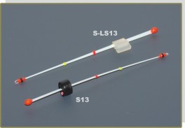 Кивок AKARA S-LS 13S лавсановый (силик.крепл., 100 мм, жёсткость: 0,20, нагр.: 0,15 - 0,40 г, упак. 10 шт.)