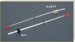 Кивок AKARA S-LS 71S лавсановый (силик.крепл., 160 мм, жёсткость: 0,50, нагр.: 0,70 - 1,40 г, упак. 25 шт.)