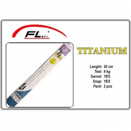 Поводок FL TITANIUM (20cm - 9kg)
