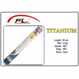 Поводок FL TITANIUM (20cm - 12kg)