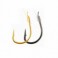 Āķi ar pavadiņu Traper Hikara Feeder HL Corn Gold *6 0.18mm