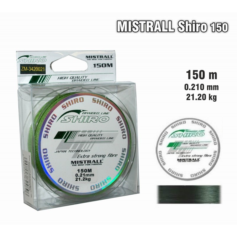Плетеная леска MISTRALL Shiro gr - 0.21