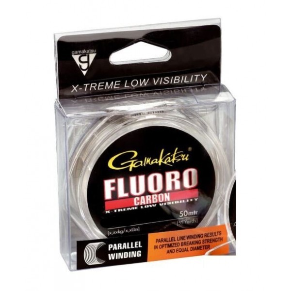 Aukla fluorokarbona Gamakatsu G-Line FC 50m 0.26mm