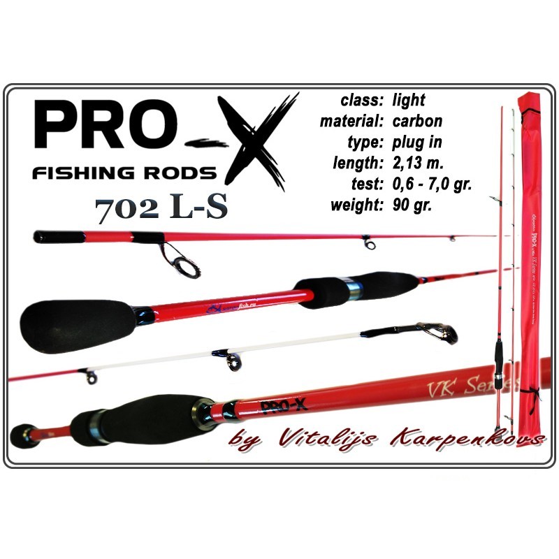 Makšķerkāts PRO-X VK Series 702 L-S - 213, 0.6-7
