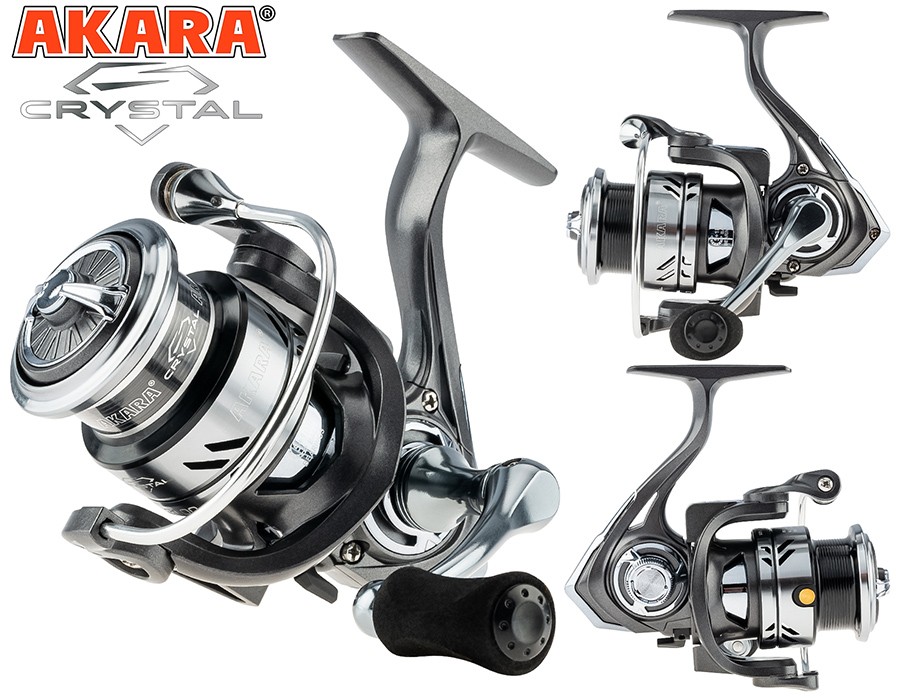 Bezin. spole AKARA «Crystal» AC-3000 (5+1 bb) ar rez. spoli___ ! NEW !