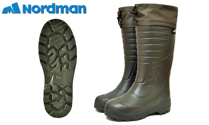 Zābaki NordMan «Active» PE5 M (ar manšetēm, izmērs: 42-43, krāsa: olīvzaļa)___ ! NEW !