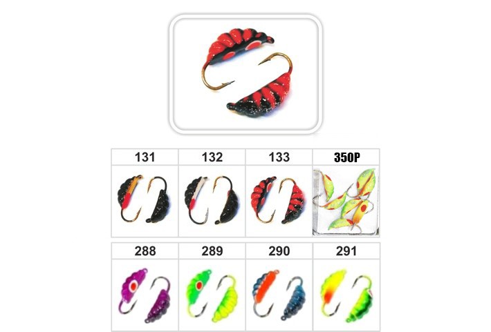 Mormiška «KĀPURS» Nr. 42 ar austiņu (5 mm, 1,1 g, krāsa: 291, iep. 5 gab.)
