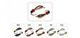 Mormiška «BANĀNS SPORT» Nr. 66 ar austiņu (2,5 mm, 0,4 g, krāsa: GO, iep. 5 gab.)___ ! NEW ! 