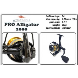 Spole NAMAZU Pro Alligator - 2000