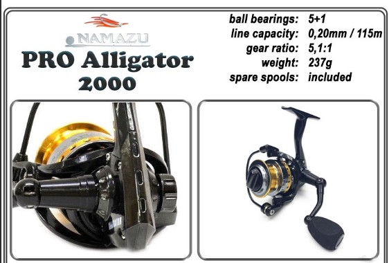 Spole NAMAZU Pro Alligator - 2000