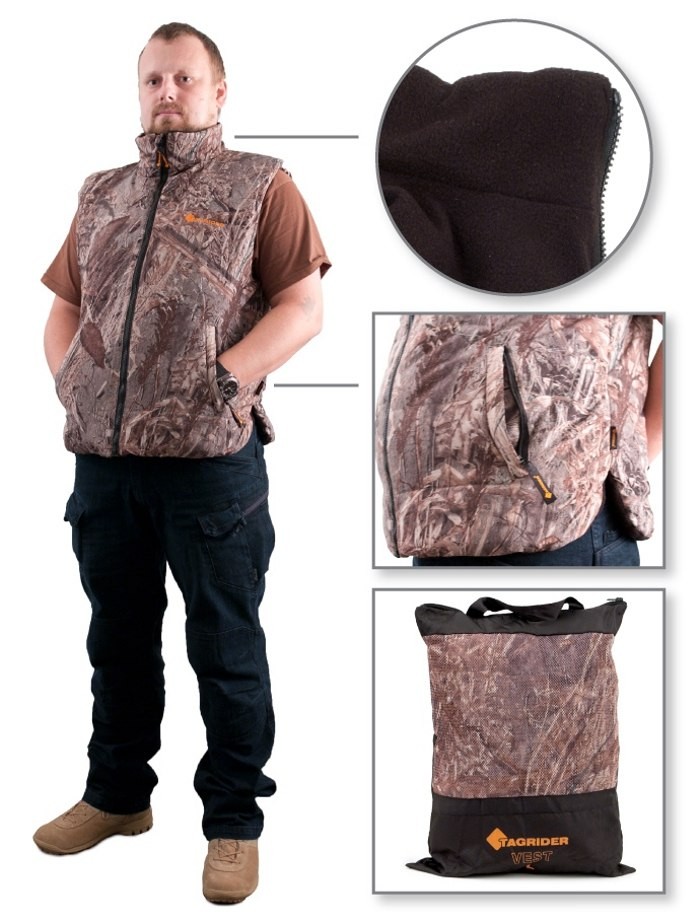 Veste TAGRIDER AI-001 (izmērs: M, krāsa: kamuflāža)