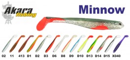 Silikona māneklis AKARA SOFTTAIL «Minnow» (70 mm, krāsa 413, iep. 4 gab.)