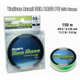 Плетеная леска VARIVAS Sea BASS PE08 - 0.8
