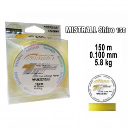 Плетеная леска MISTRALL Shiro yel10 - 0.10