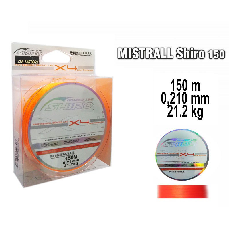 Pītā aukla MISTRALL Shiro or - 0.21