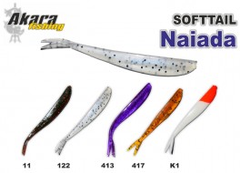 Silikona māneklis AKARA SOFTTAIL «Naiada» (100 mm, krāsa 122, iep. 4 gab.)