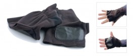 Перчатки TAGRIDER «Top Gun» с нескольз. вставками (размер: L, цвет: чёрный)