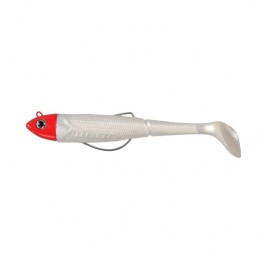Оснащенная резиновая рыбка "Effzett Kick-s Minnow Weedless Paddle Tail" (12cm)