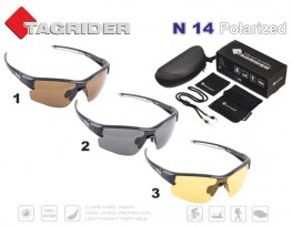 Saulesbrilles TAGRIDER N 14 (polarizētas, filtru krāsa: Brown)