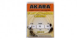 Pavadiņa AKARA FX Fluorocarbon (0,540 mm, 30 cm, 11,0 kg, iep. 3 gab.)