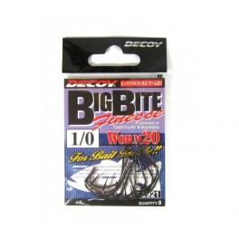 Крючки "Decoy Big Bite Worm 20" (№1/0)