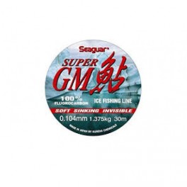 Aukla fluorokarbona Seaguar Super GM Ice Fishing 30m 0.064mm