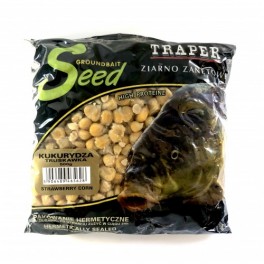 Добавка прикормки Traper Seeds-Boiled 500гр кукуруза, клубника