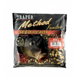 Добавка прикормки Traper Method Feeder Seed Ready 500гр зерно mix 1