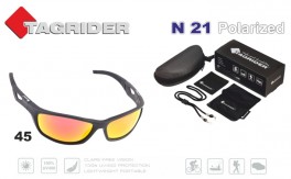 Солнцезащитные очки TAGRIDER N 21 (поляриз., цв. фильтров: Gold Red Mirror)