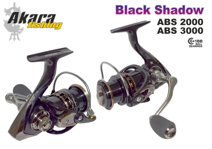Безин. катушка AKARA «Black Shadow» ABS-3000 (6+1 bb, 0,30/140 мм/м, 5,1:1)