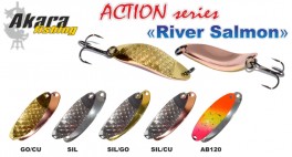 Māneklis AKARA «River Salmon» Action SH (šūpojošs, 14 g, 50 mm, krāsa: 7, iep. 1 gab.)