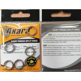Akara easy press split ring 8