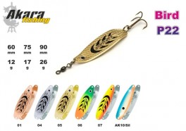 Lure AKARA «Bird» Action P22 SH (spoon bait, 26 g, 90 mm, colour: O1, pack. 1 items)