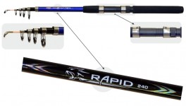 Удилище SB Fish2Fish «RAPID Short Blue» (телеск., 1,80 м, комп., 123 г, тест: 10-40 г)