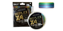 Aukla AKARA «REFLEX Multicolor 200» (pīta, daudzkrāsu, 200 m, 0,100 mm, 8,00 kg, iep. 1 gab.)